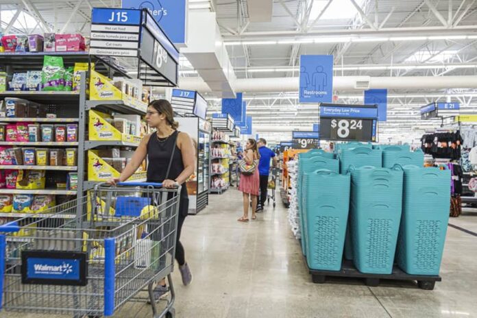 While Americans are hunting for deals, high-income earners are turning to Walmart.